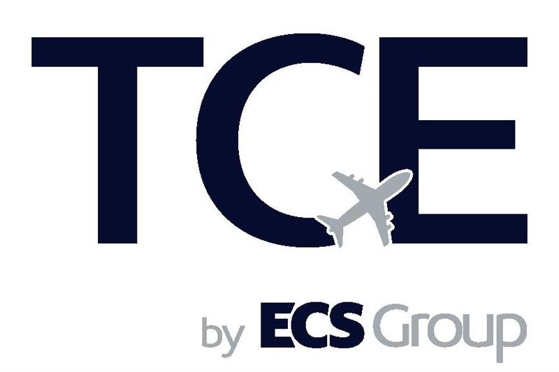 Conception de modèle de conception de logo TCE simple vectoriel